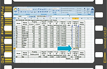 Zestawienie elementów drewnianych do arkusza Excela®