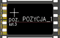 Wstawianie opisu Pozycja Nadrzędna prętów kodowanych