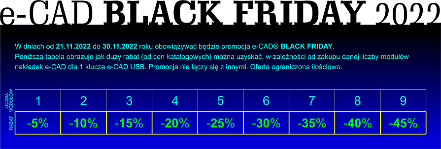 e-CAD Black Friday 2022